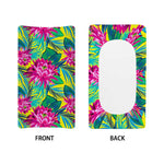 Tropical Lotus Pattern Print Changing Pad Cover