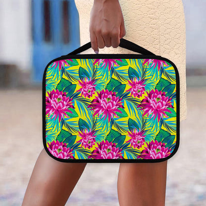 Tropical Lotus Pattern Print Classic Bible Case
