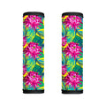 Tropical Lotus Pattern Print Handle Covers