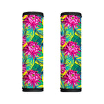 Tropical Lotus Pattern Print Handle Covers