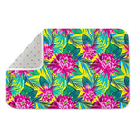 Tropical Lotus Pattern Print Indoor Door Mat
