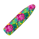 Tropical Lotus Pattern Print Ironing Board Cover