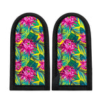 Tropical Lotus Pattern Print Skillet Handle Cover