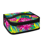 Tropical Lotus Pattern Print Small Lunch Bag