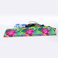 Tropical Lotus Pattern Print Sports Towel