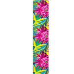 Tropical Lotus Pattern Print Table Runner