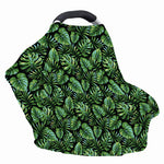 Tropical Monstera Leaves Pattern Print Baby Seat Cover