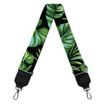 Tropical Monstera Leaves Pattern Print Bag Strap