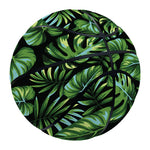 Tropical Monstera Leaves Pattern Print Basketball