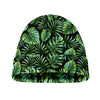 Tropical Monstera Leaves Pattern Print Beanie