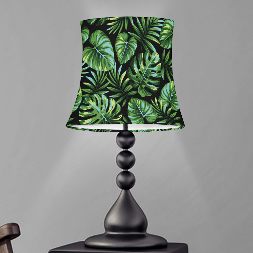 Tropical Monstera Leaves Pattern Print Bell Lamp Shade