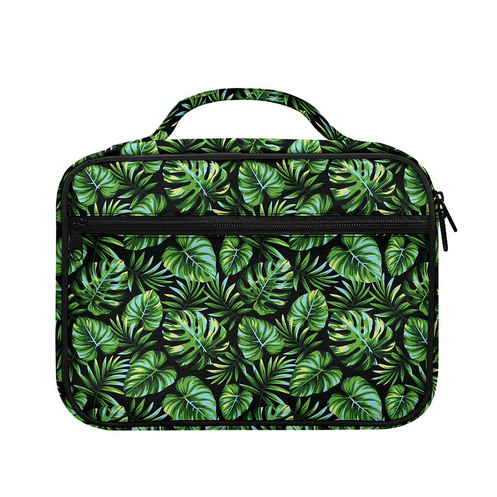 Tropical Monstera Leaves Pattern Print Briefcase Bible Bag