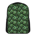 Tropical Monstera Leaves Pattern Print Casual Backpack