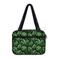 Tropical Monstera Leaves Pattern Print Double Strap Bible Bag