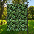 Tropical Monstera Leaves Pattern Print Garden Flag