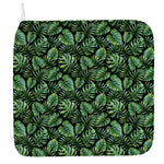 Tropical Monstera Leaves Pattern Print Hand Towel