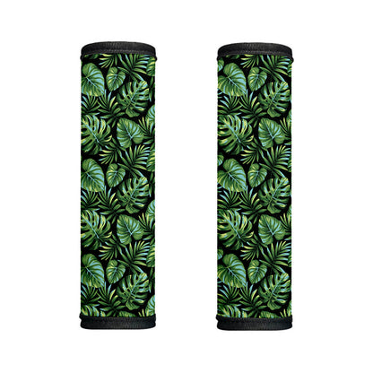 Tropical Monstera Leaves Pattern Print Handle Covers