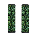 Tropical Monstera Leaves Pattern Print Handle Covers