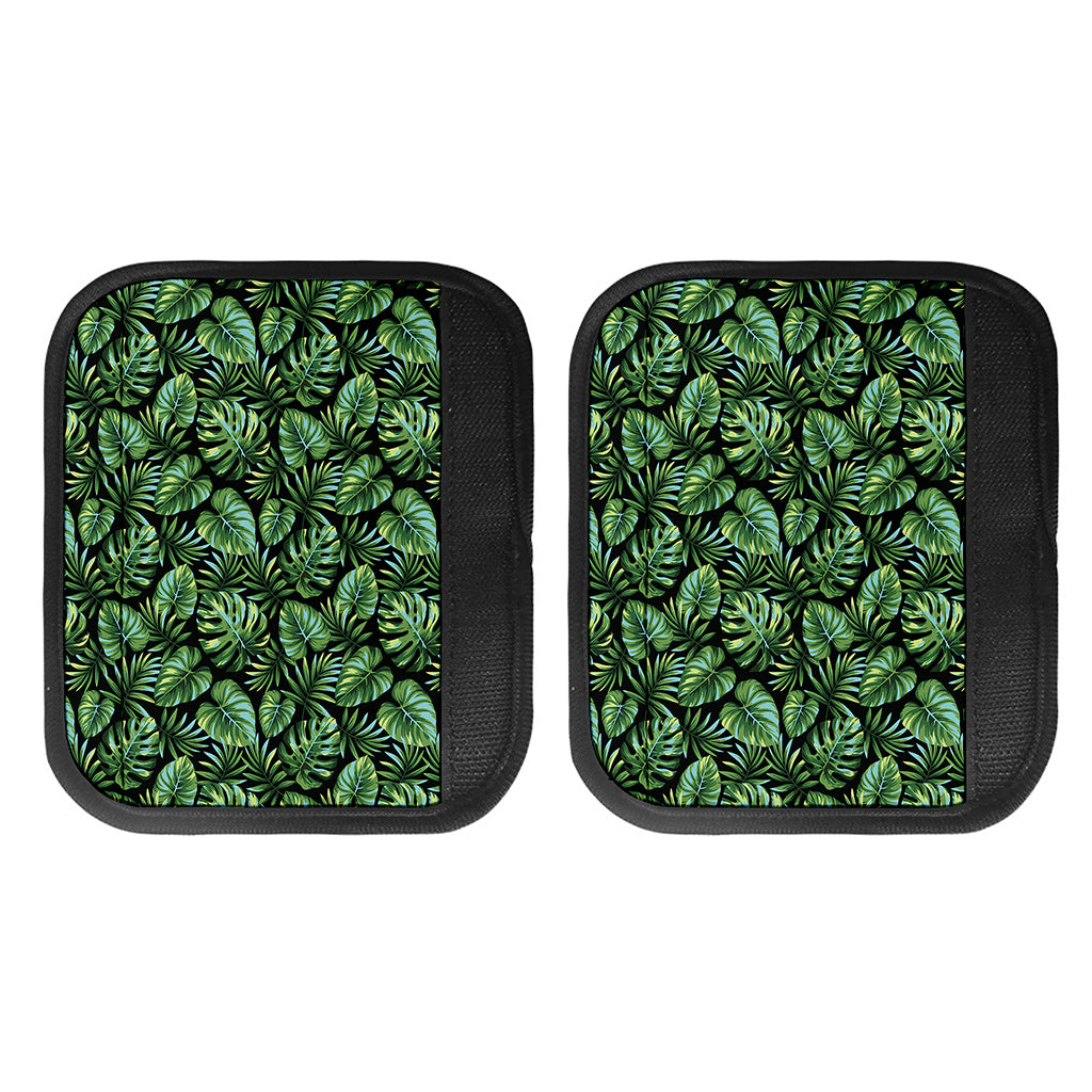 Tropical Monstera Leaves Pattern Print Handle Covers