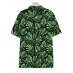 Tropical Monstera Leaves Pattern Print Hawaiian Shirt