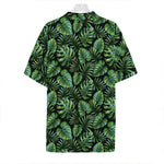Tropical Monstera Leaves Pattern Print Hawaiian Shirt