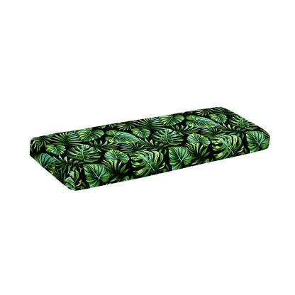 Tropical Monstera Leaves Pattern Print Piano Keyboard Cover