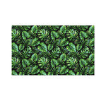 Tropical Monstera Leaves Pattern Print Polyester Flag