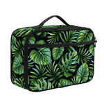 Tropical Monstera Leaves Pattern Print Portable Lunch Bag