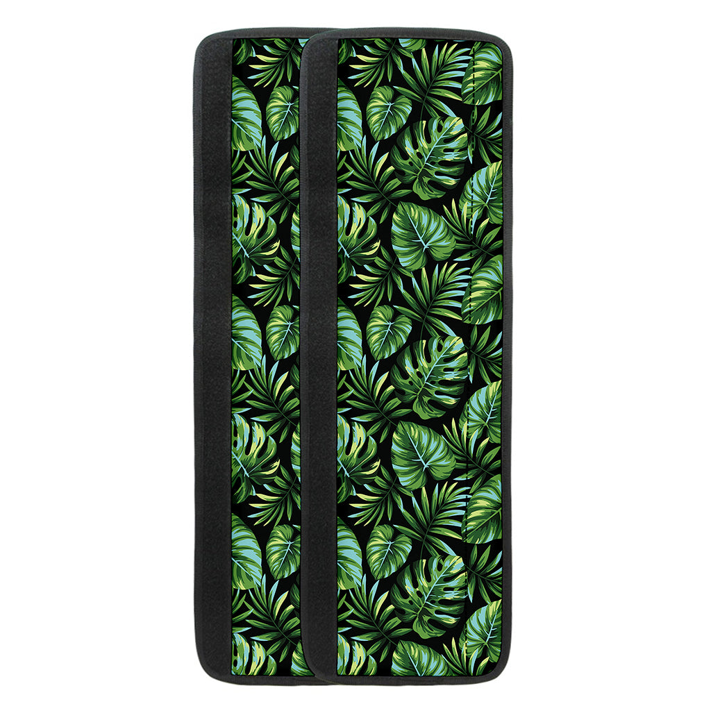Tropical Monstera Leaves Pattern Print Refrigerator Handle Covers