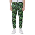 Tropical Monstera Leaves Pattern Print Joggers