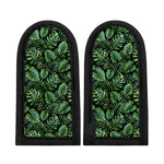 Tropical Monstera Leaves Pattern Print Skillet Handle Cover