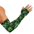 Tropical Monstera Leaves Pattern Print Sun Protection Arm Sleeves