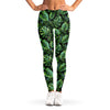 Tropical Monstera Leaves Pattern Print Women's Leggings