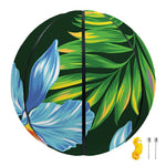 Tropical Orchid Flower Pattern Print Basketball