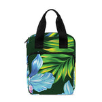 Tropical Orchid Flower Pattern Print Bible Tote Bag
