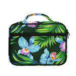 Tropical Orchid Flower Pattern Print Briefcase Bible Bag