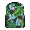 Tropical Orchid Flower Pattern Print Casual Backpack
