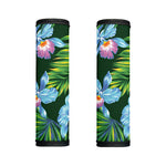 Tropical Orchid Flower Pattern Print Handle Covers