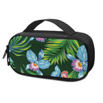 Tropical Orchid Flower Pattern Print Insulin Cooler Travel Case