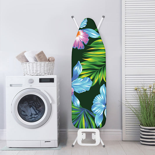 Tropical Orchid Flower Pattern Print Ironing Board Cover