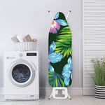 Tropical Orchid Flower Pattern Print Ironing Board Cover