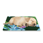 Tropical Orchid Flower Pattern Print Pet Cooling Mat Cover