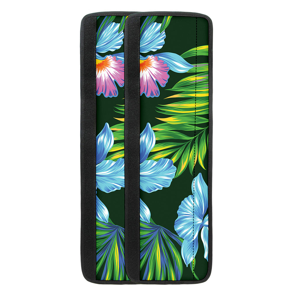Tropical Orchid Flower Pattern Print Refrigerator Handle Covers