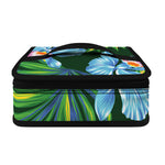 Tropical Orchid Flower Pattern Print Small Lunch Bag