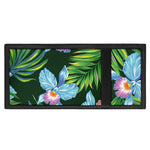 Tropical Orchid Flower Pattern Print Trifold Wallet