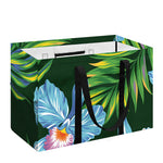 Tropical Orchid Flower Pattern Print Utility Tote Bag
