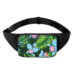Tropical Orchid Flower Pattern Print Waist Bag