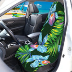 Tropical Orchid Flower Pattern Print Waterproof Car Seat Cover