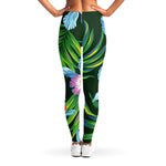 Tropical Orchid Flower Pattern Print Women's Leggings