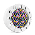 Tropical Palm And Hawaiian Fruits Print Alarm Clock